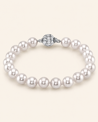 White Akoya Pearl Bracelet