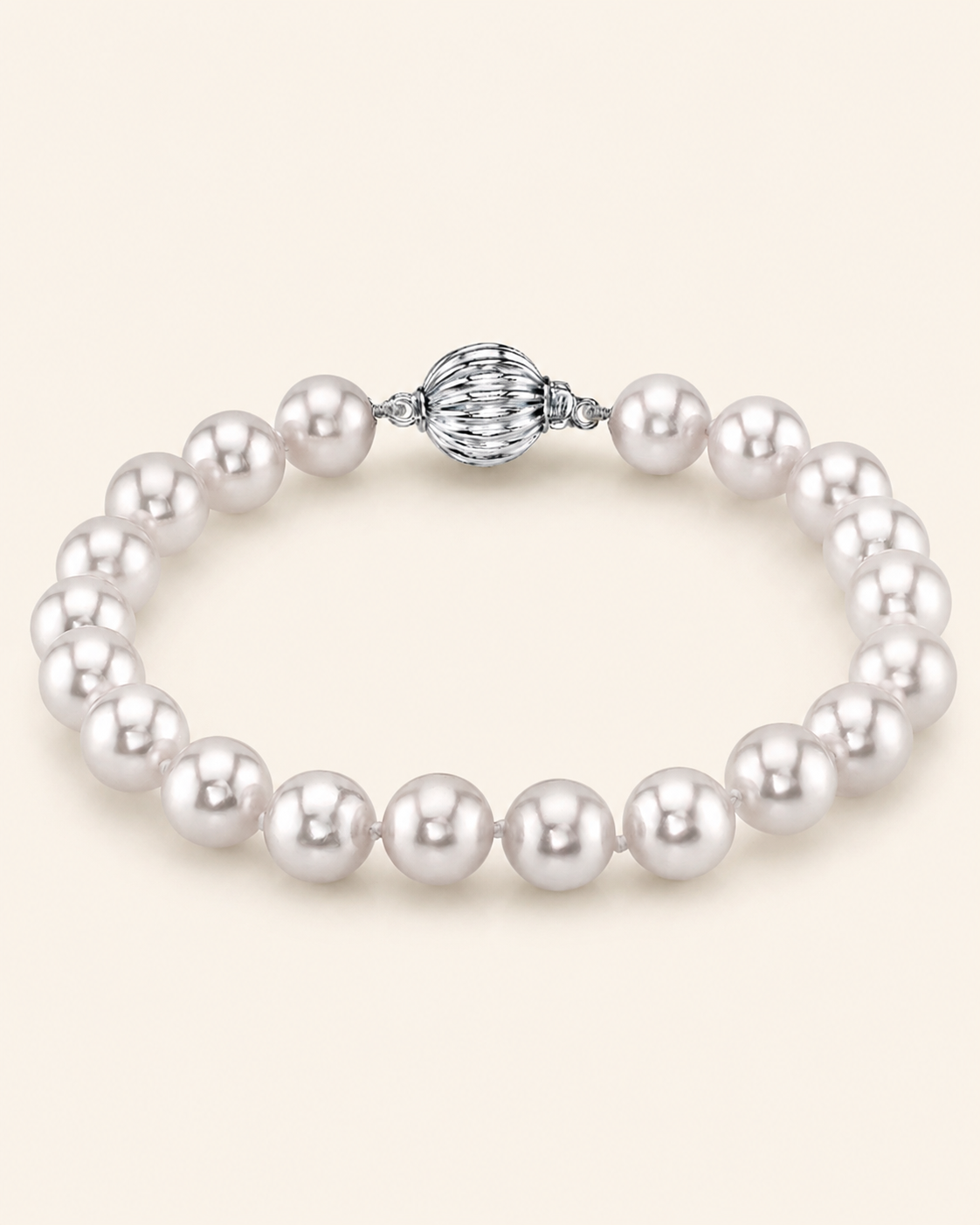 White Akoya Pearl Bracelet