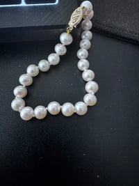 White Freshwater Pearl Bracelet - AAA Quality
