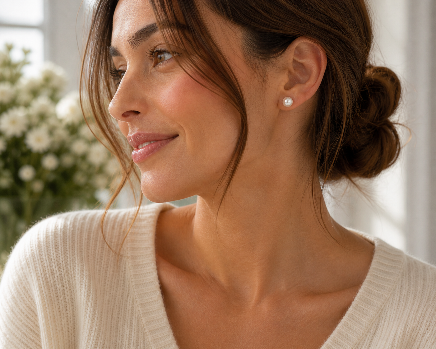 Freshwater Pearl Stud Earrings