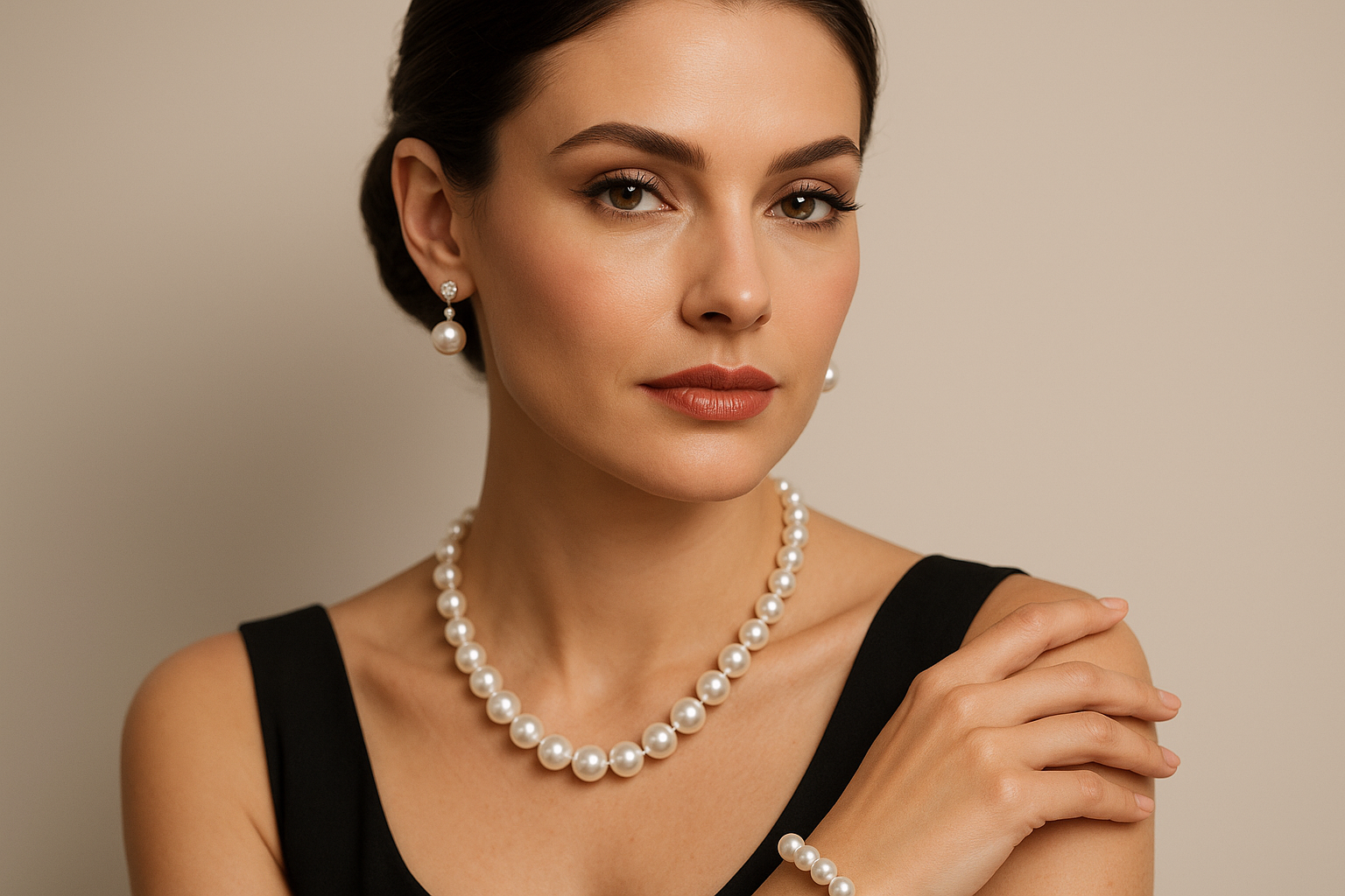 pearl jewlery model